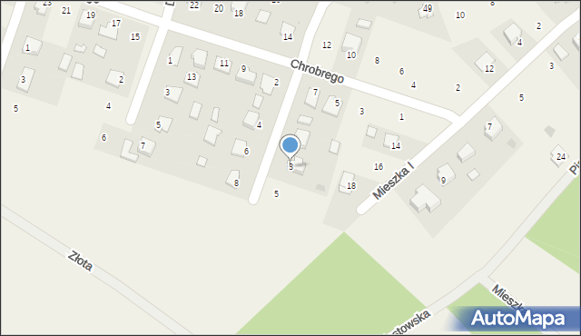 Skopanie, Bolesława Śmiałego, 3, mapa Skopanie