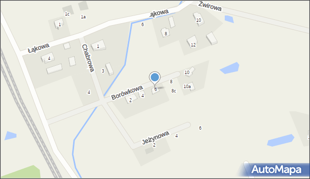 Skowarcz, Borówkowa, 6, mapa Skowarcz