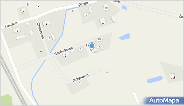 Skowarcz, Borówkowa, 8d, mapa Skowarcz