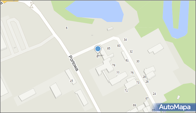 Słupsk, Borchardta Karola Olgierda, kpt., 87, mapa Słupska