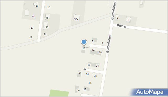 Smardzów, Borowikowa, 12, mapa Smardzów