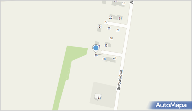 Smardzów, Borowikowa, 36, mapa Smardzów