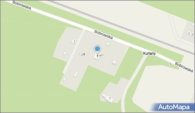 Sobolewo, Bobrowska, 5, mapa Sobolewo