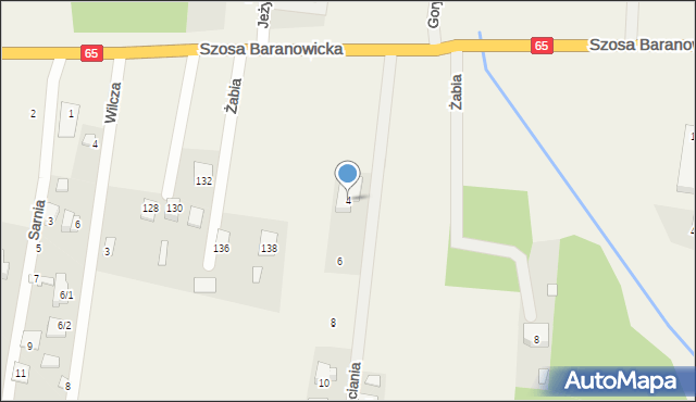 Sobolewo, Bociania, 4, mapa Sobolewo