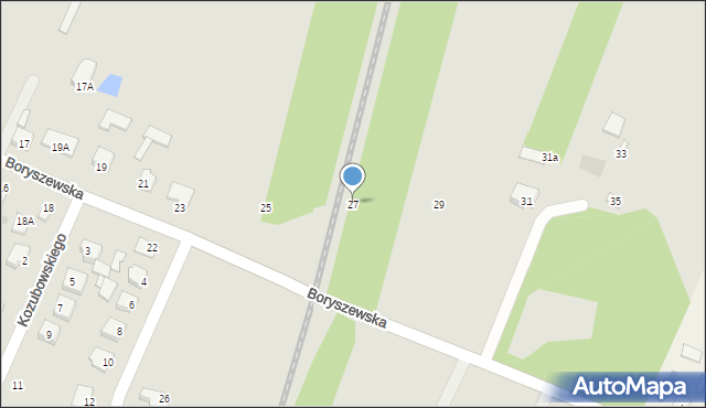 Sochaczew, Boryszewska, 27, mapa Sochaczew