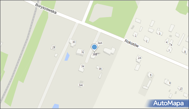 Sochaczew, Boryszewska, 34B, mapa Sochaczew