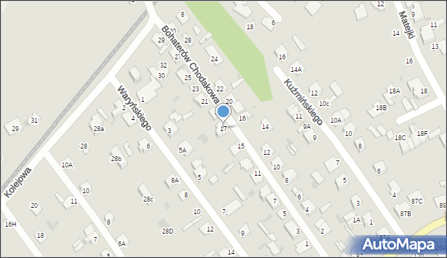 Sochaczew, Bohaterów Chodakowa, 17, mapa Sochaczew