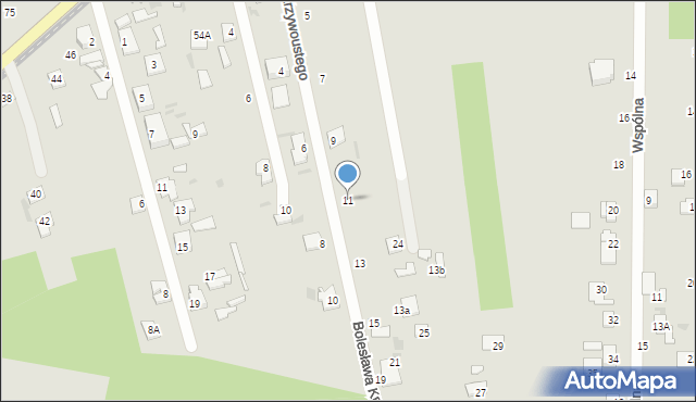 Sochaczew, Bolesława Krzywoustego, 11, mapa Sochaczew