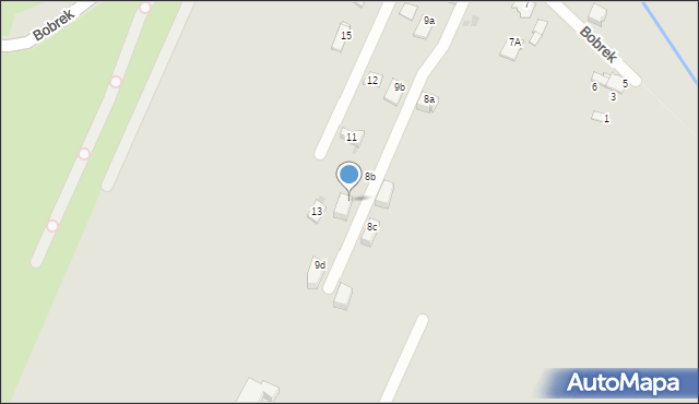 Sosnowiec, Bobrek, 9c, mapa Sosnowca