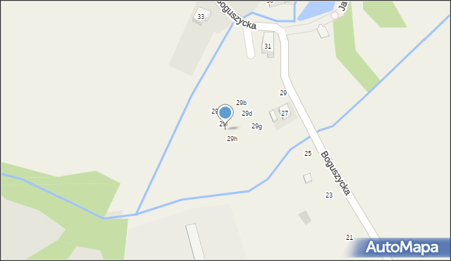 Spalice, Boguszycka, 29k, mapa Spalice