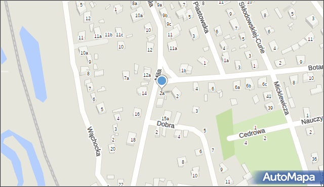 Starachowice, Botaniczna, 2a, mapa Starachowic