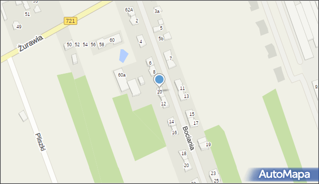 Stefanówka, Bociania, 10, mapa Stefanówka