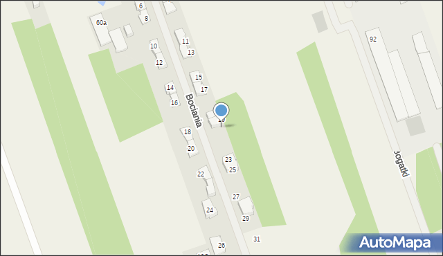 Stefanówka, Bociania, 21, mapa Stefanówka