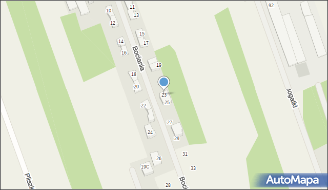 Stefanówka, Bociania, 23, mapa Stefanówka