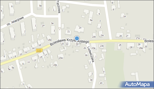 Stepnica, Bolesława Krzywoustego, 23, mapa Stepnica