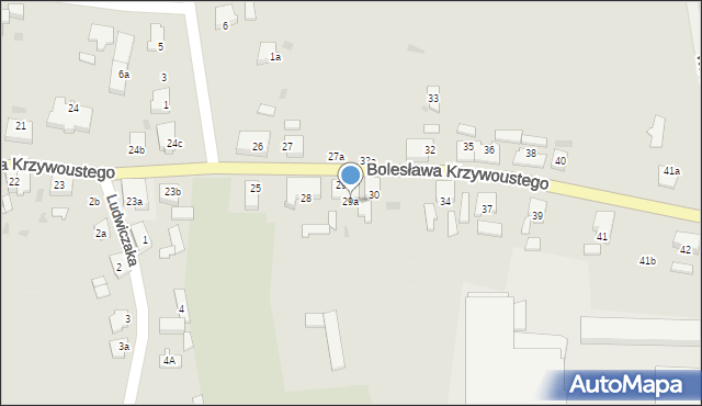 Stepnica, Bolesława Krzywoustego, 29a, mapa Stepnica