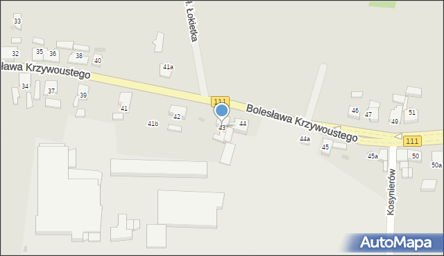 Stepnica, Bolesława Krzywoustego, 43, mapa Stepnica