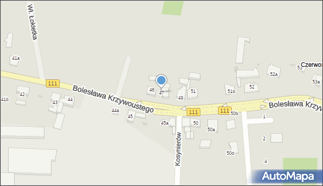 Stepnica, Bolesława Krzywoustego, 47, mapa Stepnica