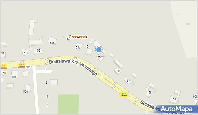 Stepnica, Bolesława Krzywoustego, 55, mapa Stepnica