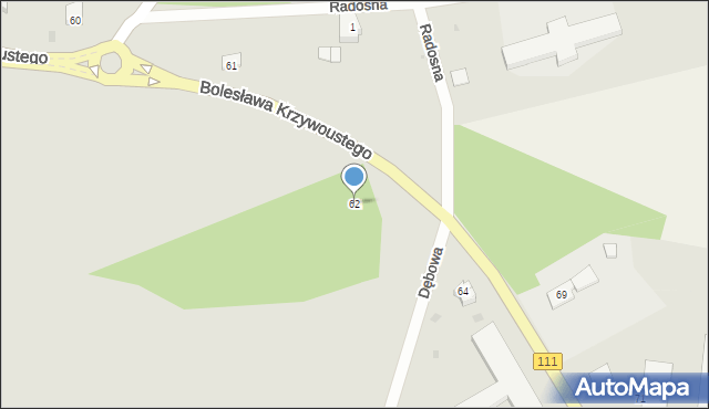 Stepnica, Bolesława Krzywoustego, 62, mapa Stepnica