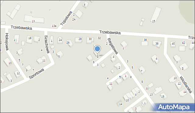 Stęszew, Bojerowa, 4, mapa Stęszew