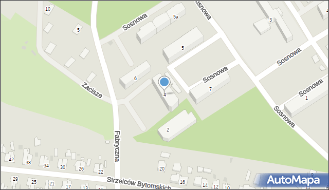 Strzelce Opolskie, Bocznicowa, 4, mapa Strzelce Opolskie