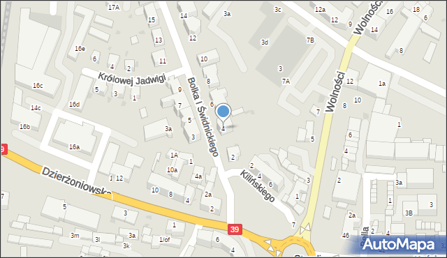 Strzelin, Bolka I Świdnickiego, 4, mapa Strzelin