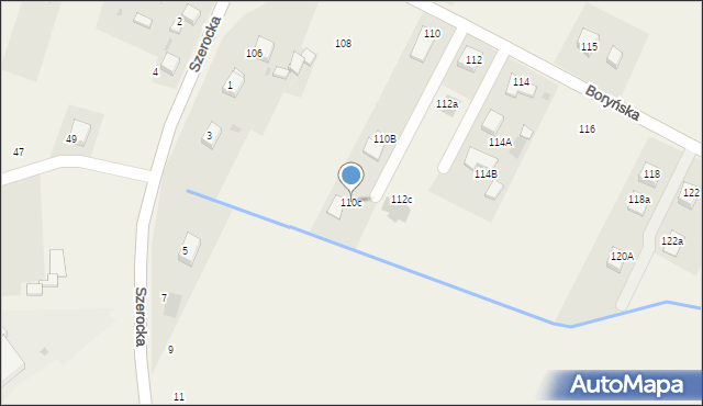 Świerklany, Boryńska, 110c, mapa Świerklany