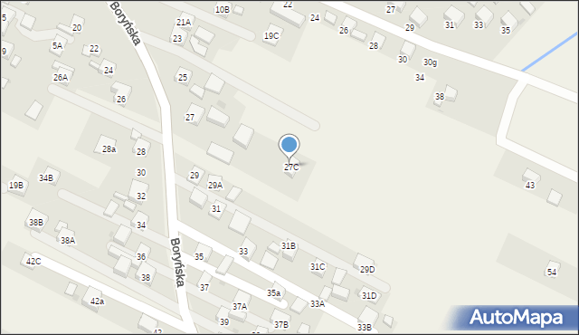 Świerklany, Boryńska, 27C, mapa Świerklany