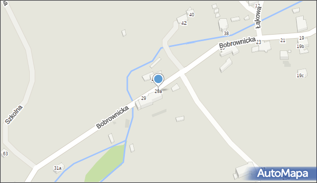 Szczytna, Bobrownicka, 29a, mapa Szczytna