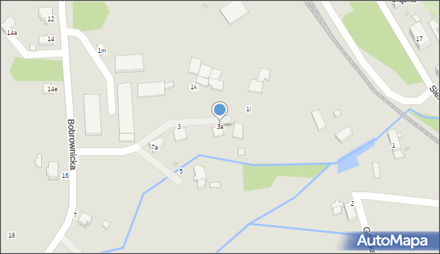 Szczytna, Bobrownicka, 3a, mapa Szczytna