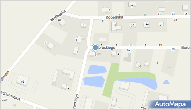 Szemud, Boruckiego Bernarda, ks., 2, mapa Szemud