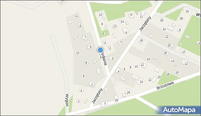 Szumin, Bociania, 3, mapa Szumin