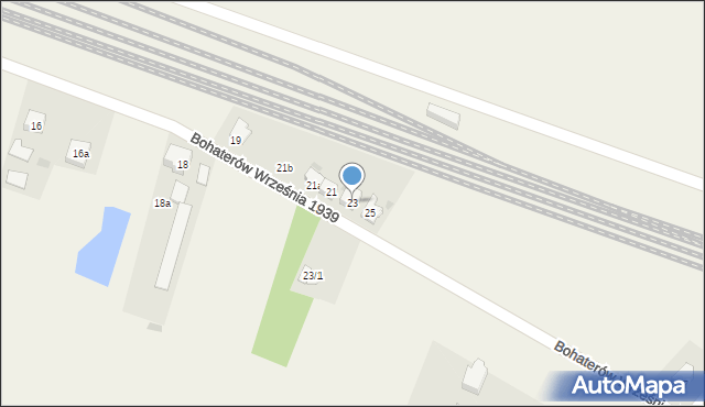 Szymankowo, Bohaterów Września 1939 r., 23, mapa Szymankowo