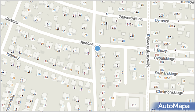 Tarnów, Bogusławskiego Wojciecha, 29, mapa Tarnów