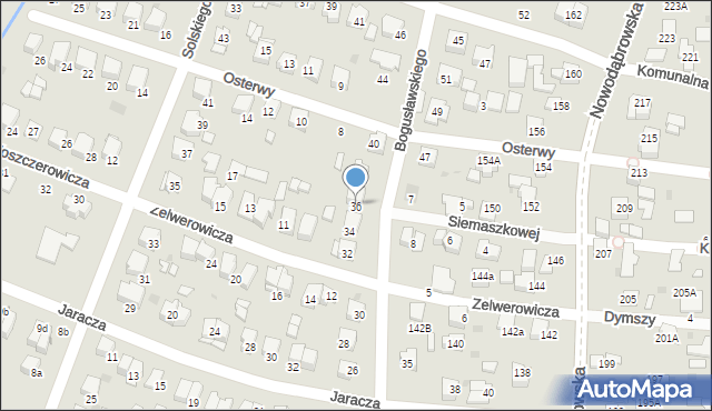 Tarnów, Bogusławskiego Wojciecha, 36, mapa Tarnów