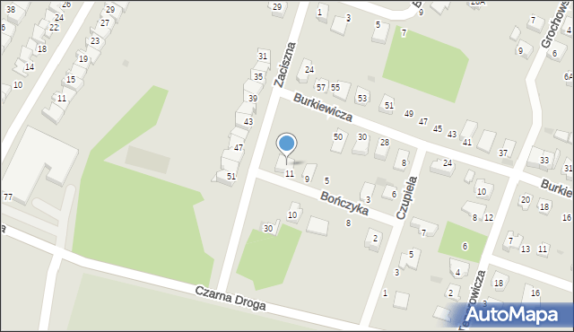 Tarnów, Bończyka Wiktora, 7, mapa Tarnów