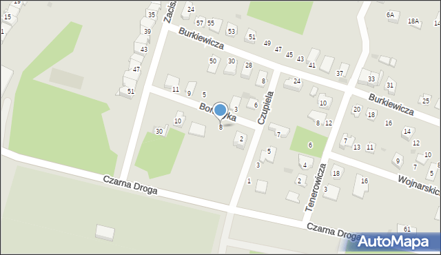 Tarnów, Bończyka Wiktora, 8, mapa Tarnów