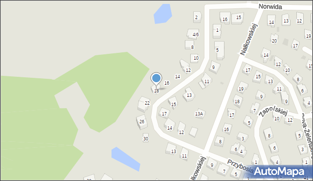 Tczew, Borchardta Karola Olgierda, kpt., 18, mapa Tczew