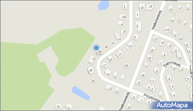 Tczew, Borchardta Karola Olgierda, kpt., 20, mapa Tczew