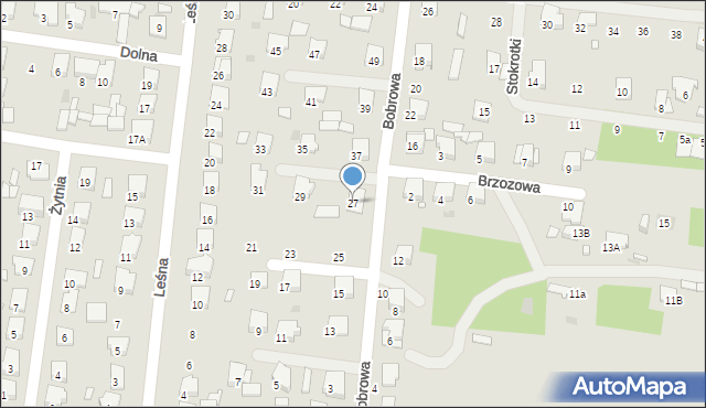 Tłuszcz, Bobrowa, 27, mapa Tłuszcz