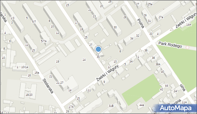 Tomaszów Mazowiecki, Bohaterów Getta Warszawskiego, 31, mapa Tomaszów Mazowiecki