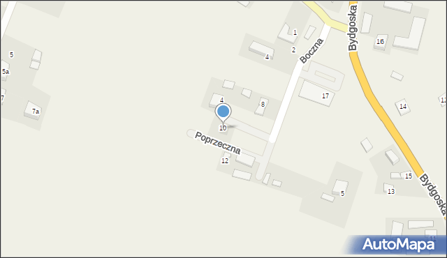 Tryszczyn, Boczna, 10, mapa Tryszczyn