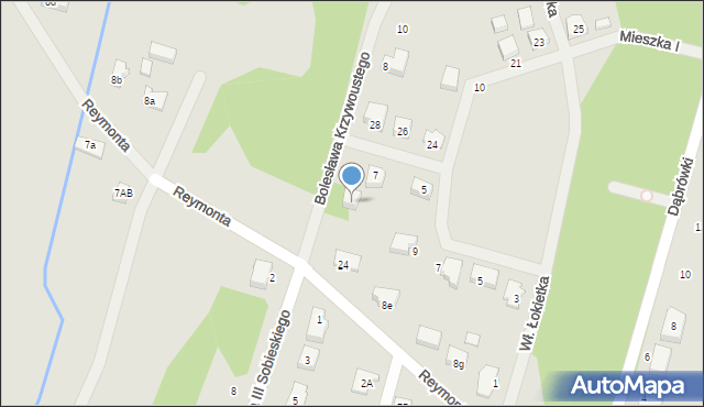 Trzcianka, Bolesława Krzywoustego, 6, mapa Trzcianka