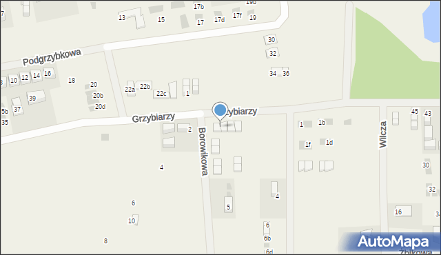 Tupadły, Borowikowa, 3a, mapa Tupadły
