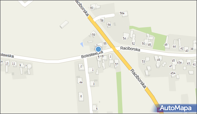 Tworków, Bolesławska, 5, mapa Tworków