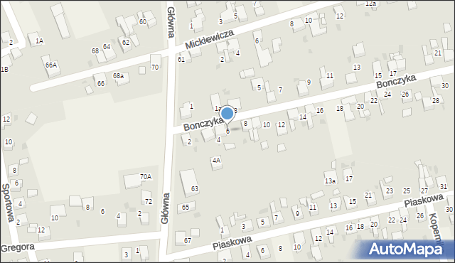 Tworków, Bonczyka Norberta, ks., 6, mapa Tworków