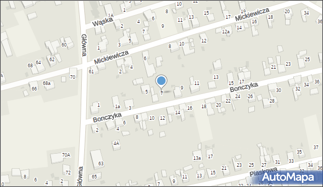 Tworków, Bonczyka Norberta, ks., 7, mapa Tworków