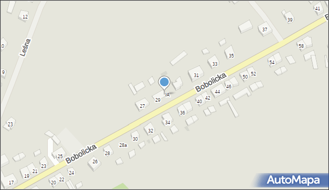 Tychowo, Bobolicka, 29A, mapa Tychowo