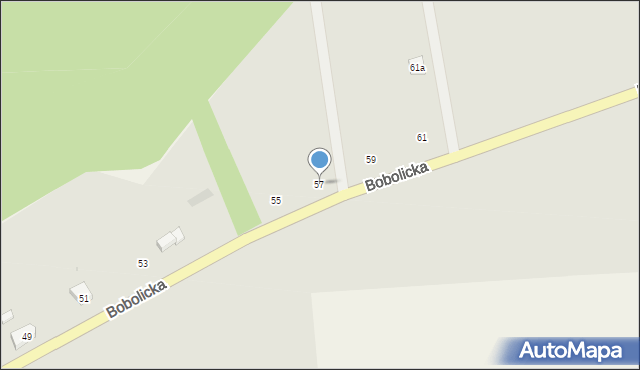 Tychowo, Bobolicka, 57, mapa Tychowo